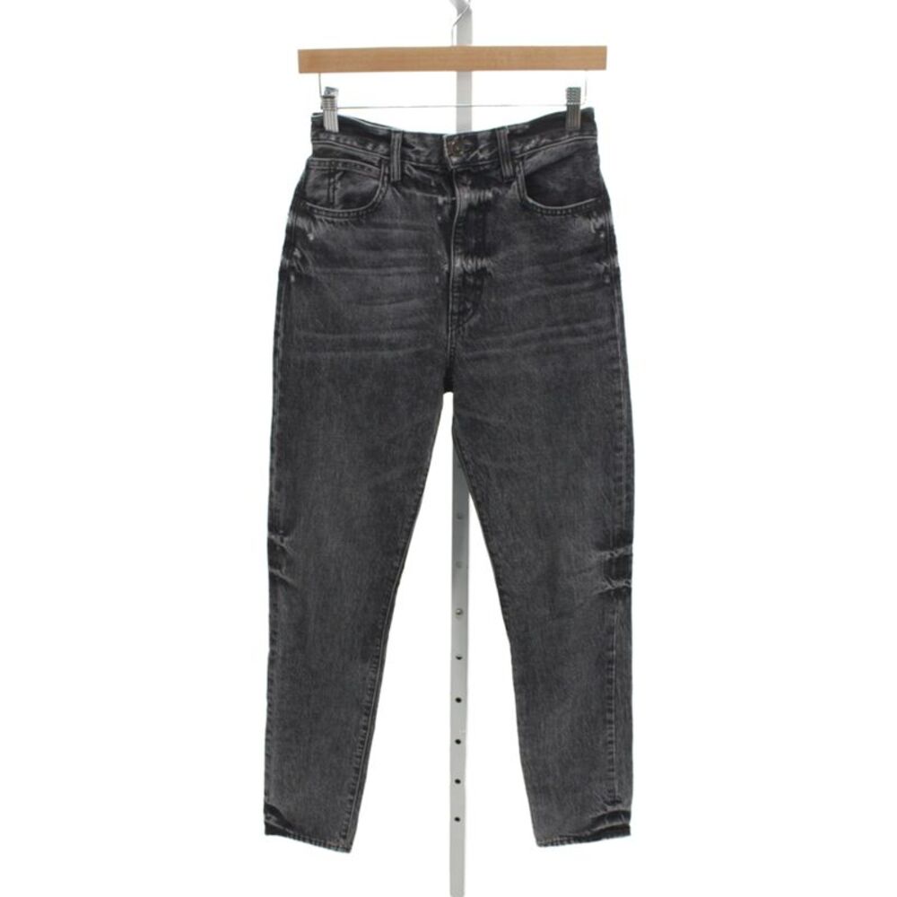 Slvrlake Women Straight Black Mid-Rise Jeans Size 27